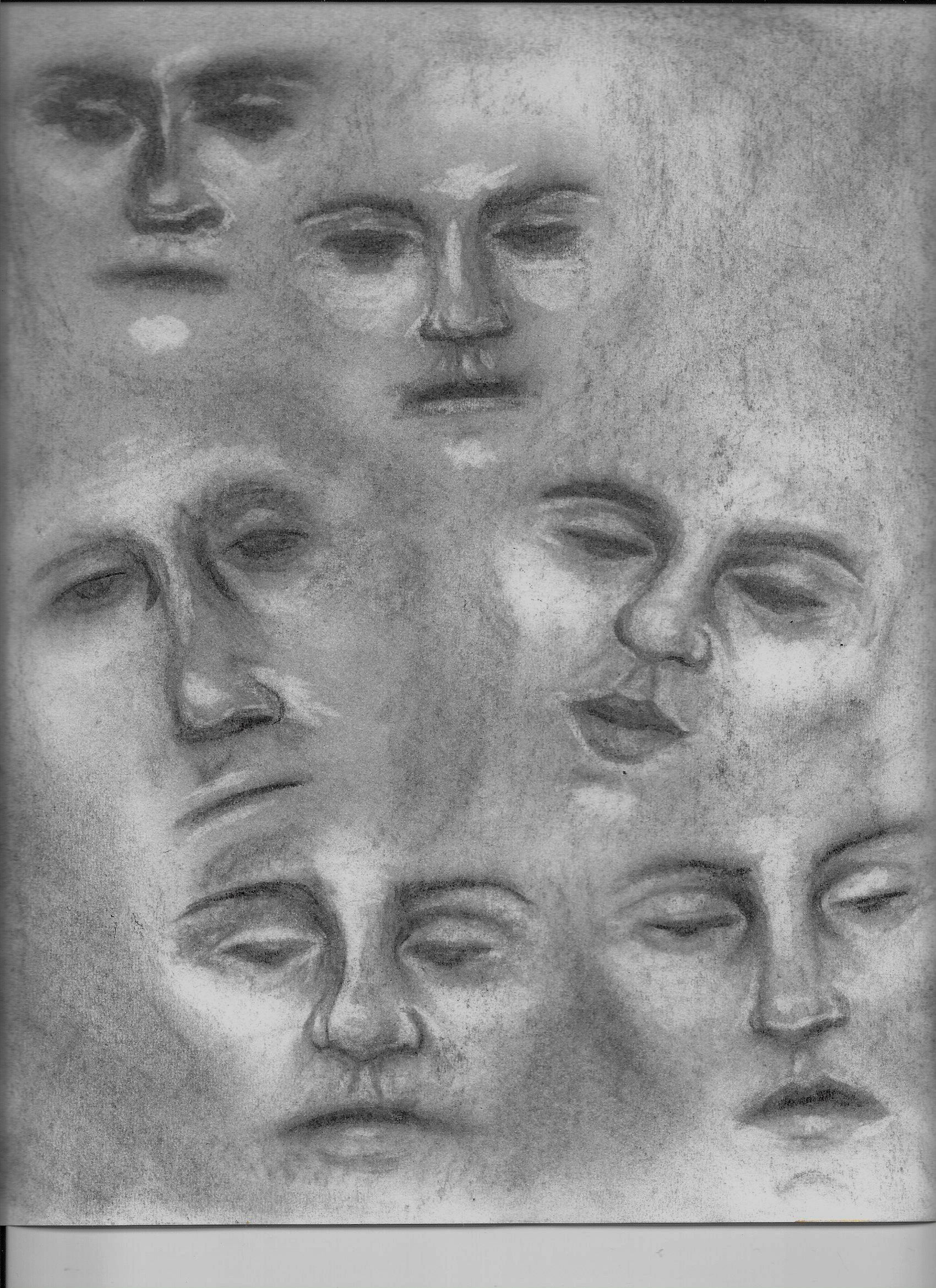 Faces in the clouds
